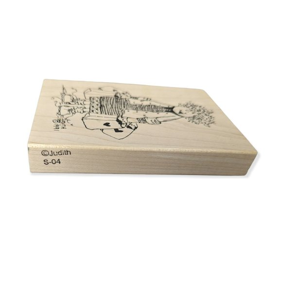 Stamps by Judith & Heather Large Perm Hair Bag Lady Stamp - Picture 2 of 5